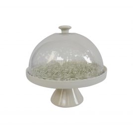 Green Pattern Round Cake stand (Small)