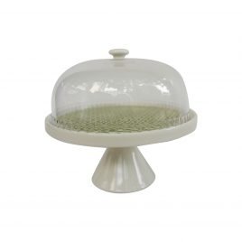 Green Pattern Round Cake stand (Large)