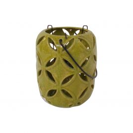 Green Ceramic lantern