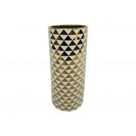 Golden pattern ceramic vase (S)