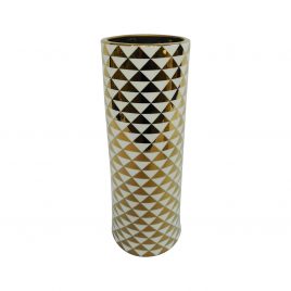 Golden pattern ceramic vase (L)