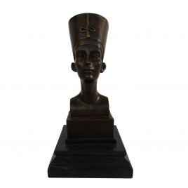 Antique Brass Nefertiti on Base