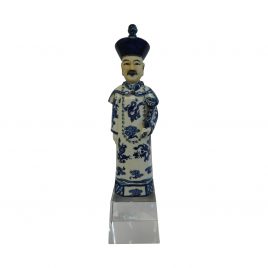 Blue & White Pocelain Chinese emperor