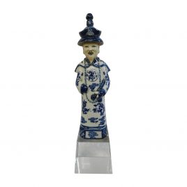 Blue & White Pocelain Chinese emperor