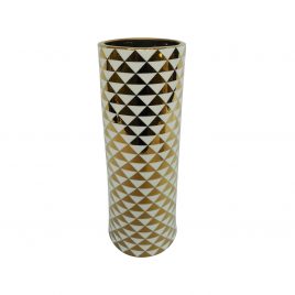 Golden pattern ceramic vase (L)