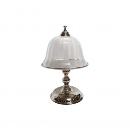 Cake Pedestal w/ silver base (Large)