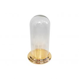 Glass Dome w/ golden base (medium)
