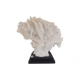 Faux Blue ridge coral- white w/ base