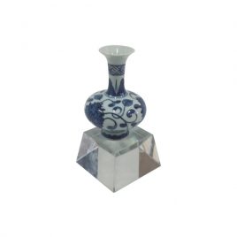 Blue & White Miniature Decorative Vase