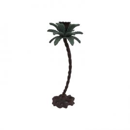 Antique Bronze Palm Tree Candle Stick (Small)