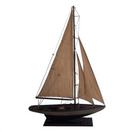 Handcrafted Display Sail Boat