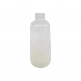 Scandinavian White Glass Vase