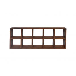 Small wooden shelves