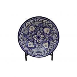 Morocco Safi Platter with iron stand