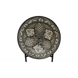 Morocco Safi Platter with iron stand