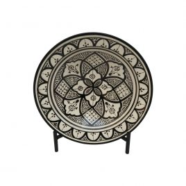 Morocco Safi Platter with iron stand