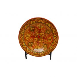 Morocco Safi Platter with iron stand