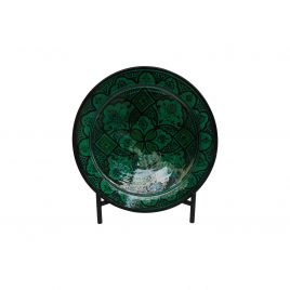 Morocco Safi Platter with iron stand