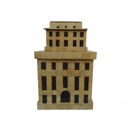 Architectural box eggshell inlay