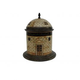 Architectural box eggshell inlay