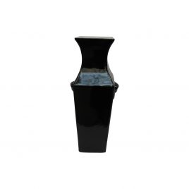 Black Imperial ceramic vase (Small)