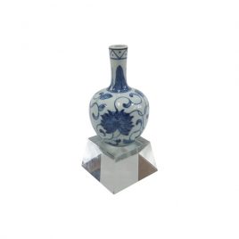 Blue & White Miniature Decorative Vase