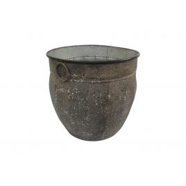 Tuscan Rustic Metal Oversized Planter (L)