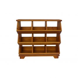 Small wooden shelves