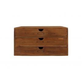 Small wooden drawer storage (3 drawers)