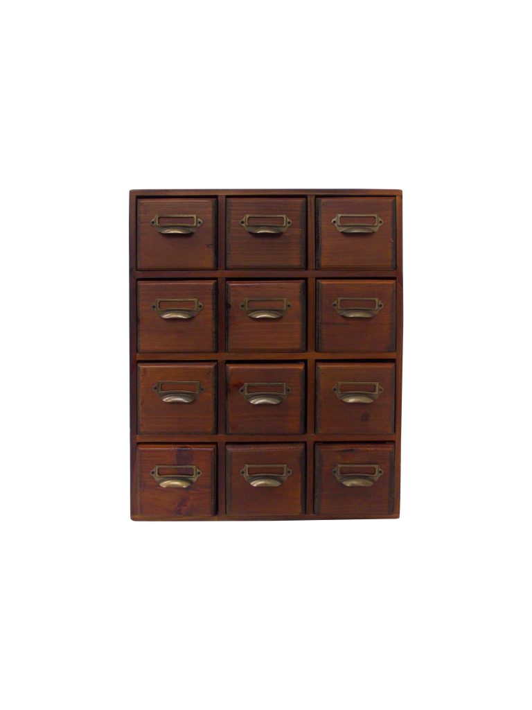 Small Wooden Drawer Storage 12 Drawers C C Home Limited