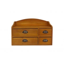 Small wooden drawer storage (4 drawers)