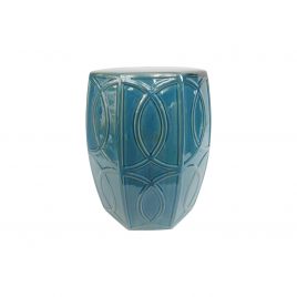 Turquoise neoteric ceramic garden stool