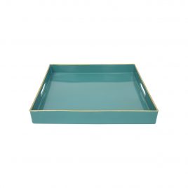 Mimosa Turquoise Square Tray