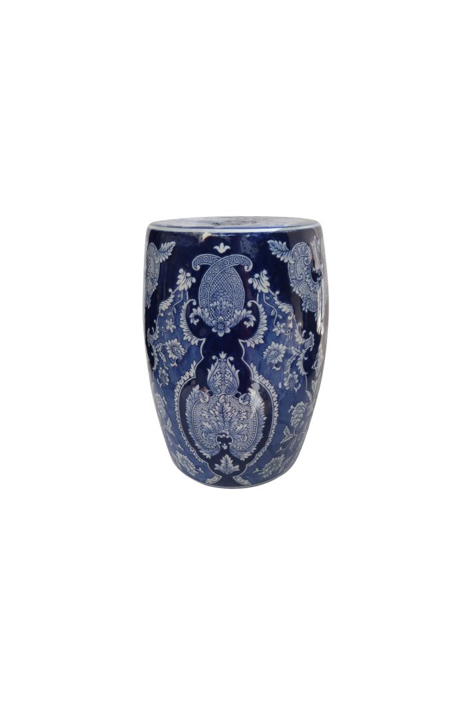 Blue And White Ceramic Garden Stool