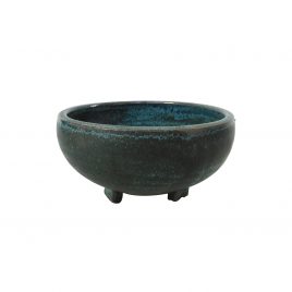 Gun Metal Pottery Plant (Small)