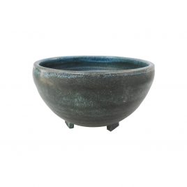 Gun Metal Pottery Plant (Large)