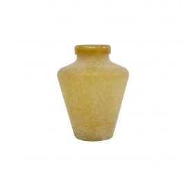 Brown Frosted Glass Vase (S)