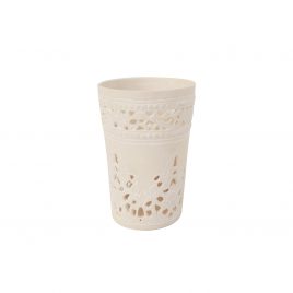 Votive Candle holder w/ cut out pattern