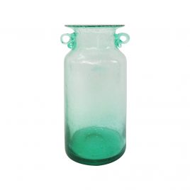 Green Glass Vase