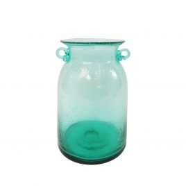 Green Glass Vase