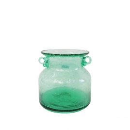 Green Glass Vase