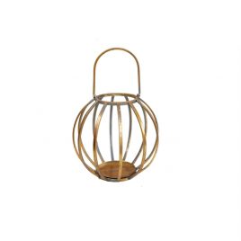 Antique Brass Candle Holder