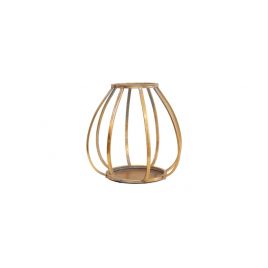 Antique Brass Candle Holder