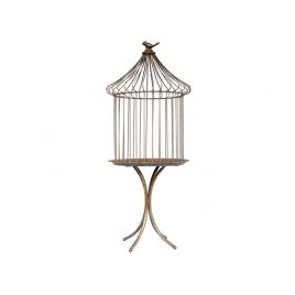 Bird Cage Antique Brass