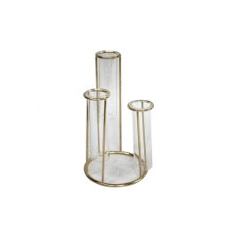 Science Glass with Metal Stand (L)