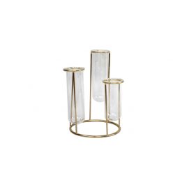 Science Glass with Metal Stand (L)