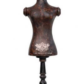 Black Manequinn on Wooden Perch