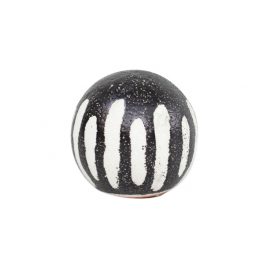 Black and White Stonewear Ball