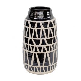 African pattern Ceramic Vase