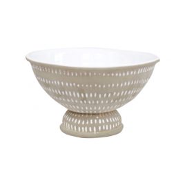 White inner with white pattern Bowl